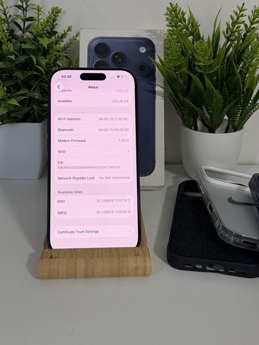 Iphone 17 pro 256gb fullbox 3 huse