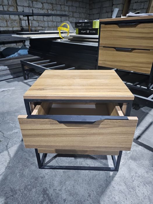 Металлическая Тумбочка в стиле Лофт, ДИНАСТИЯ