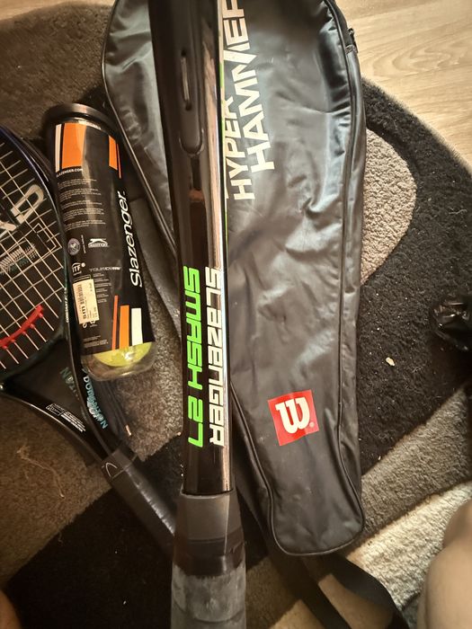 Set 2 rachete tenis Head & Wilson + husă și mingi