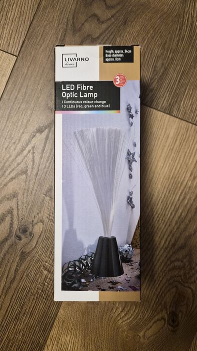 LED фиброоптична лампа на батерии