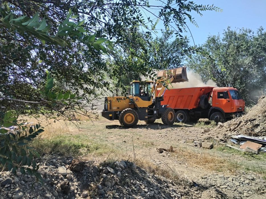 Услуга погрузчик и камаз