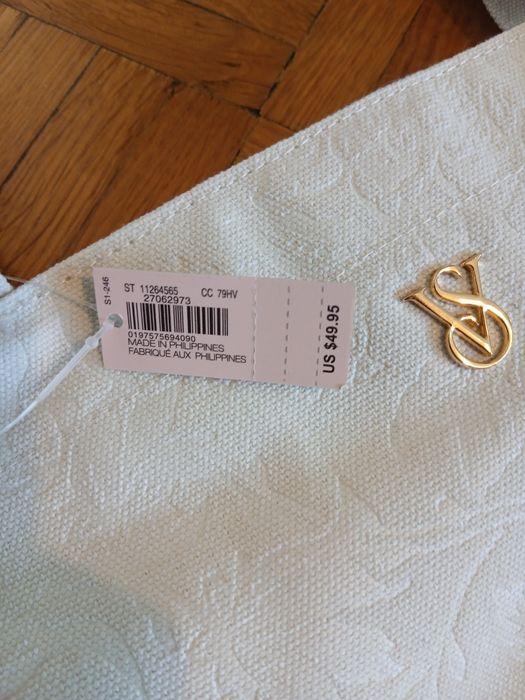 Vând geantă tote bag Victoria's Secret cu etichetă