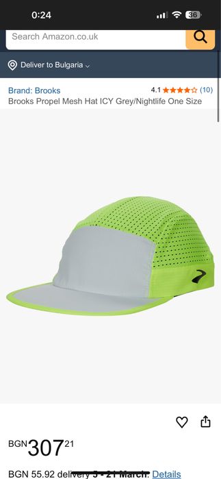 Brooks Propel Mesh Hat ICY шапка