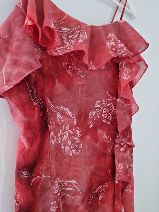 Rochie de ocazie, corai/roz mar.S