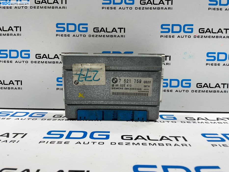 ECU Calculator Cutie Automata BMW Seria 3 E46 1998 - 2005 Cod 7521759 96025410 [L3755]
