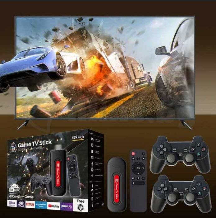 Безжична ретро конзола Q9Pro с Android 16 40000+ игри