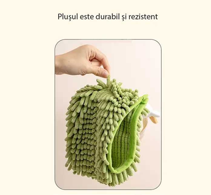 Prosoape de mâini bucătărie / baie microfibră chenille 1+1 gratis