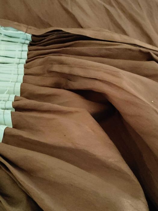 Кафяво качествено перде