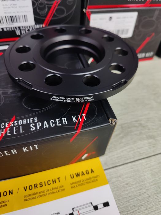 Distantieri 1cm/10mm Audi/Mercedes distantiere JR + prezoane lungi