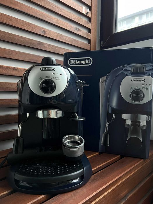 Espressor manual DeLonghi EC191CD, 15 bari, 1 litru, 1100 W