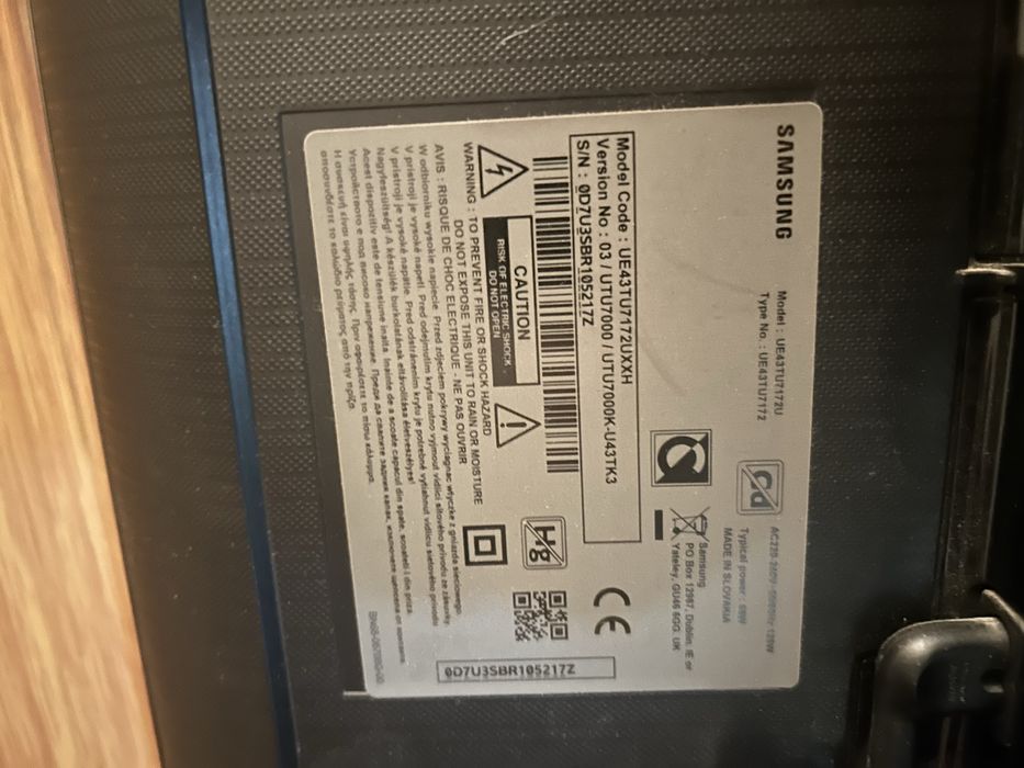 Smart tv Samsung cristal UHD 4K