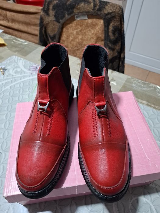 Ghete dama din piele naturală