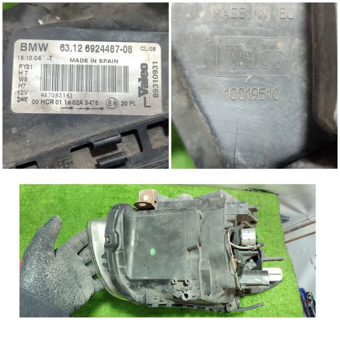 FAR STANGA HALOGEN BMW SERIA 1 (E87 / E81 / E82 / E88) / COD OEM 63126924487-08 / 10019510 2004-2007 (4G2)