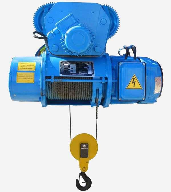 Электрический тельфер грузоподъемностью 3 тонны высота 9м