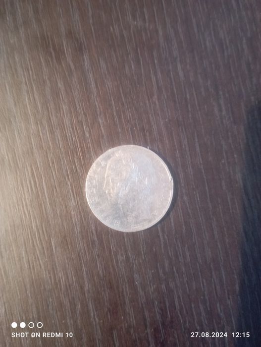 Moneda republica italiana 100L din anul 1963