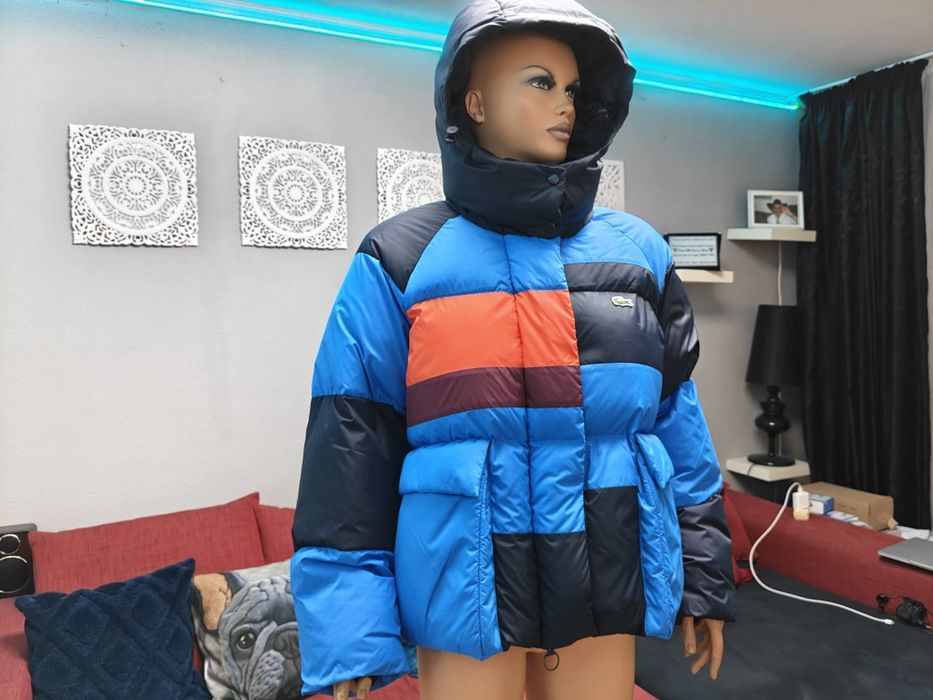 Geaca Lacoste  Oversized Removable Hood Puffer Jacket