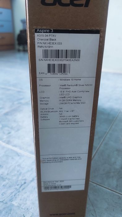 Acer Aspire3 A315-34-P7XV