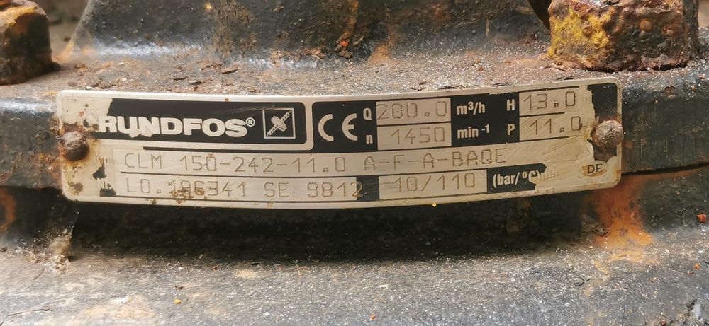 Pompa apa Grundfos 200m3/h 11Kw