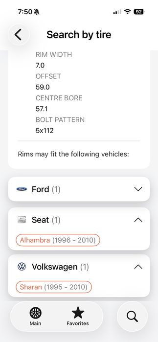Оригинални джанти за Сеат 5х112 16 цола Алхамбра, Шаран 9