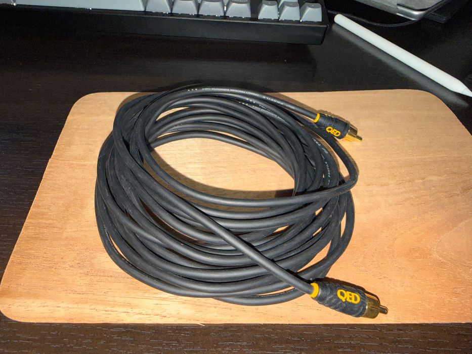 Cablu subwoofer QED 6 metri home cinema atmos audiophile