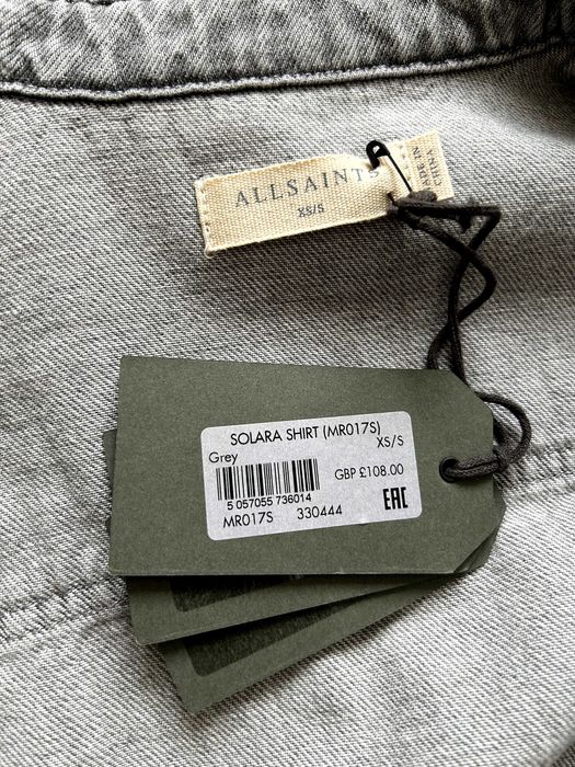 AllSaints Solara Denim Shirt - grey - XS/S (oversize)