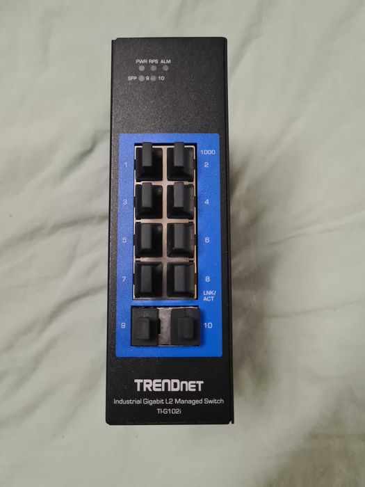 Switch Industrial Trendnet TI G102i 10 Port Gbit L2 Managed DIN-Rail