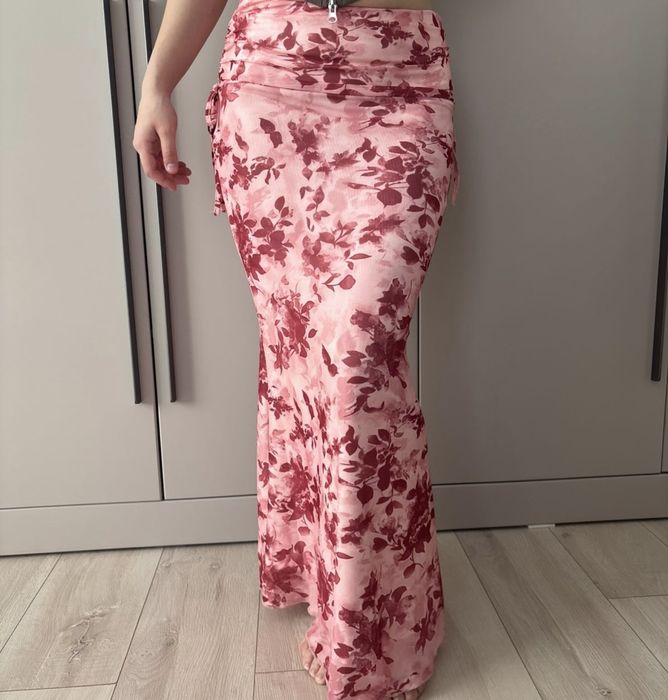 Юбка макси с цветочным принтом, 2000s