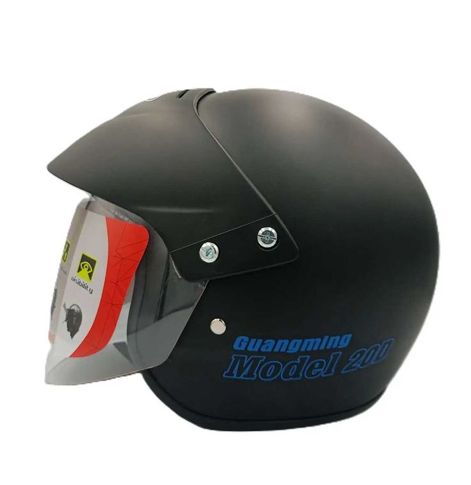 Отворена каска за скутер черен мат