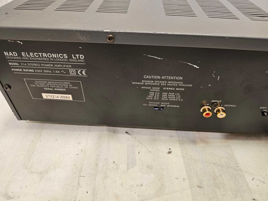 Final NAD 214 2x80W 8ohm