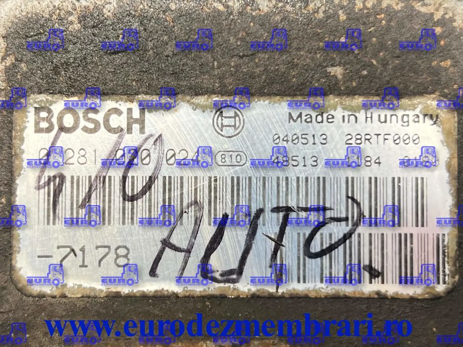 calculator motor + ffr man tga 51.11616.7178 81.25805.7036