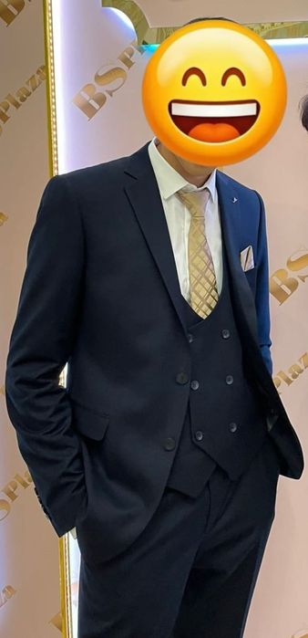 Костюм темно синий