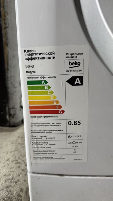 Стиральная машина Beko