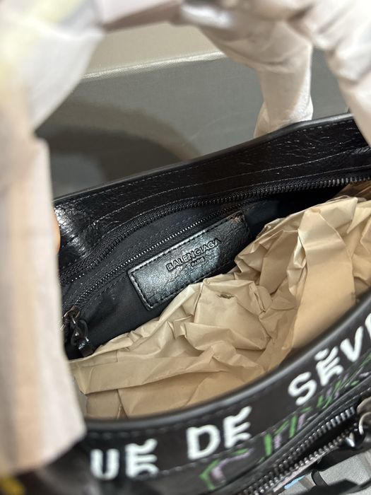 Poseta Balenciaga Graffity City - 30cm/piele naturala/premium/video