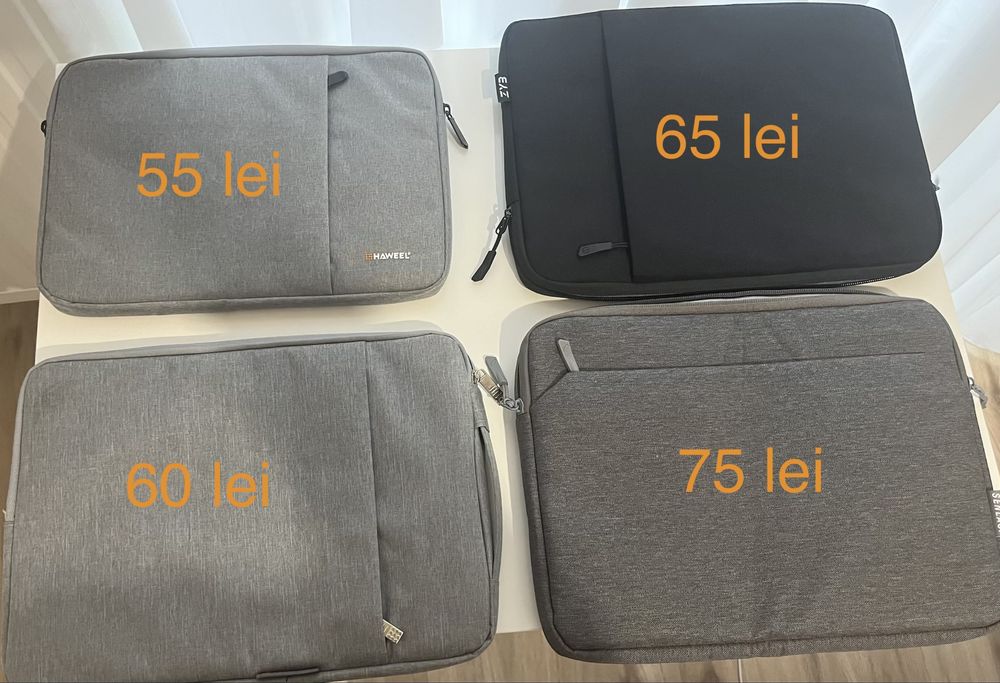 Geanta laptop 13 inch si 14 inch, sunt noi