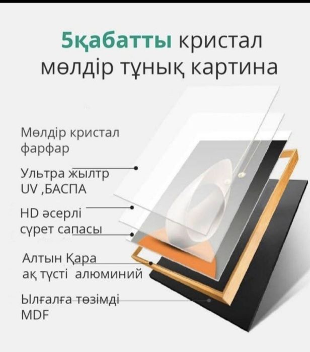 Картина Қыран рухы размер 120×80 см