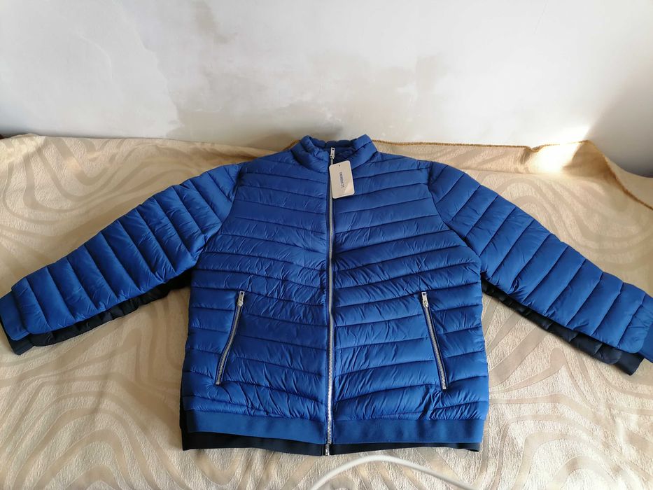 НОВЫЙ Пуховик /разм - 2XL/ Куртка - бомбер средней полноты