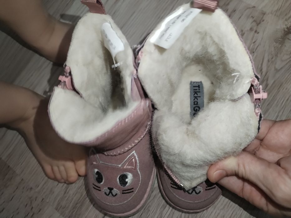 Натуральные зимние уги для девочки 24р