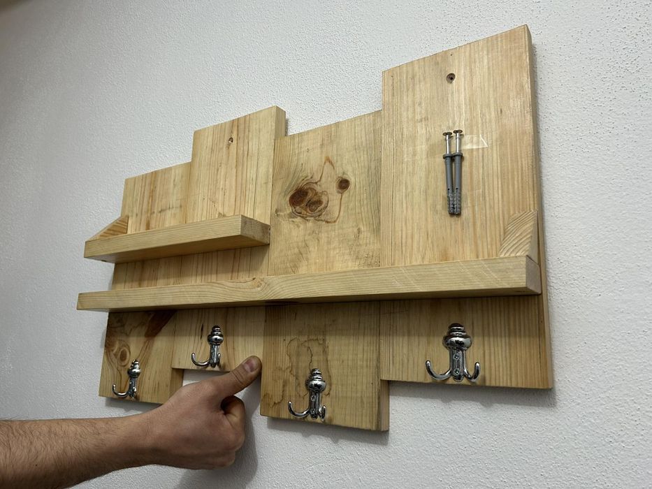 Дървена Закачалка