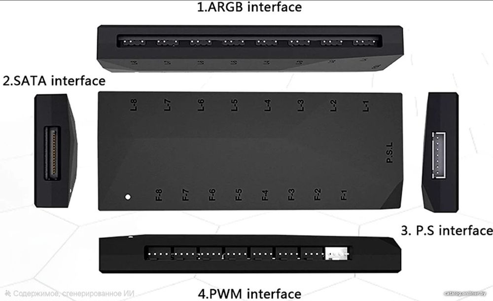 Разветвитель id cooling CH-02 и кулер deepcool FD