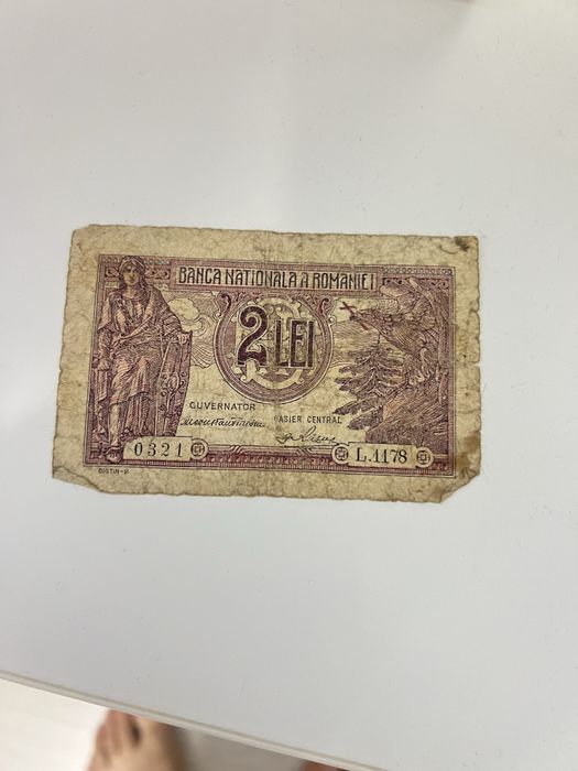 Bacnota de 500 lei din 1942 si Bacnota de 2 lei 1938