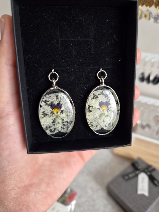 Серьги из эпоксидной смолы