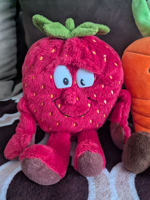 Jucării de pluș - fructe și legume