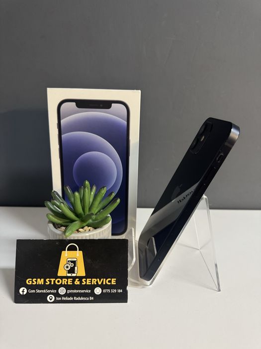 Iphone 12 Black 64Gb 2 Ani Garantie Gsm Store&Service