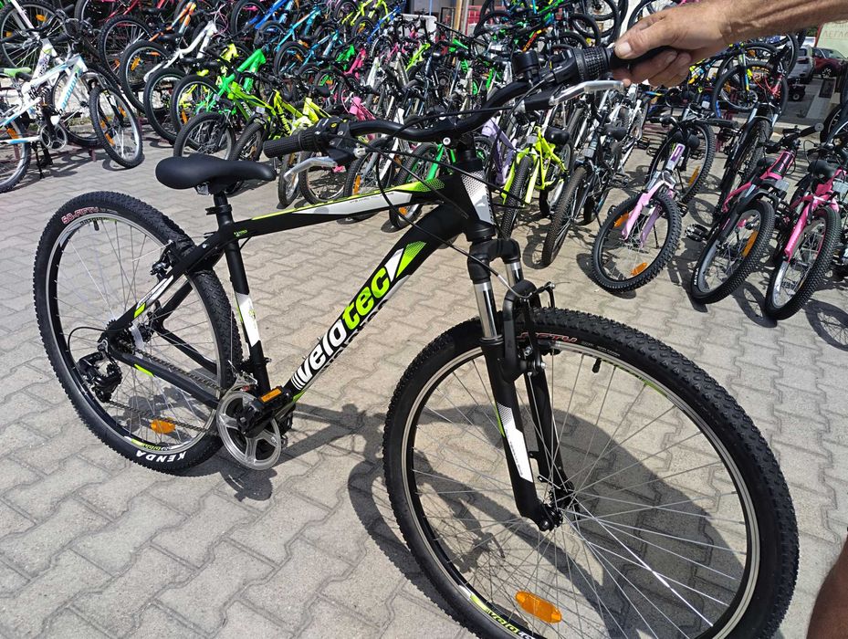 SPRINT Алуминиев велосипед 29" Velotec PRO черен/зелен