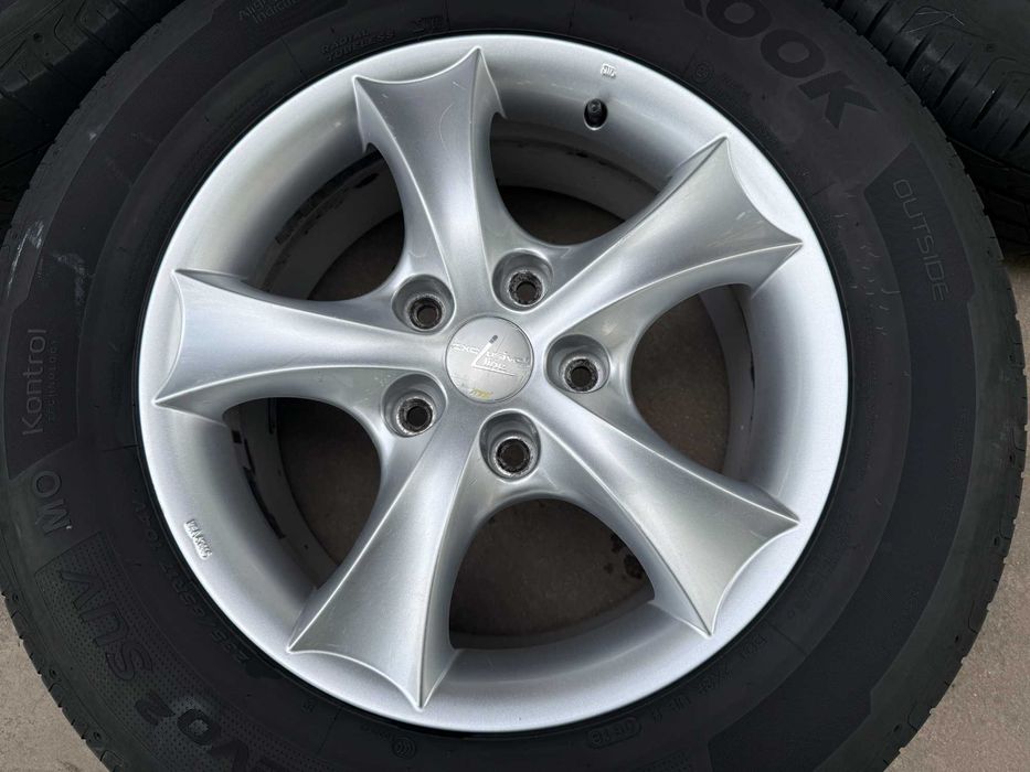 4 бр. алуминиеви джанти 17'' 5x130 , централен отвор 71.6, ET50 , 7,5J