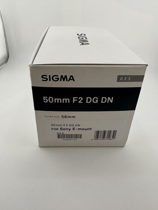 Sigma 50mm f/2 DG DN Contemporary (Sony E). Nou, sigilat