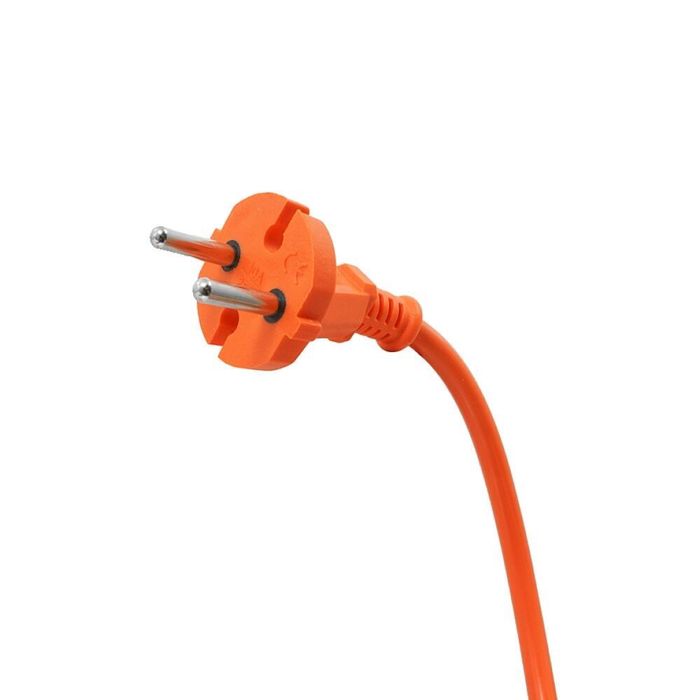 Cablu prelungitor portocaliu pentru curent, grosime 2x1 mm, lungime 40