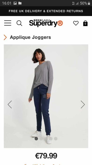 pantaloni dama XXS Superdry