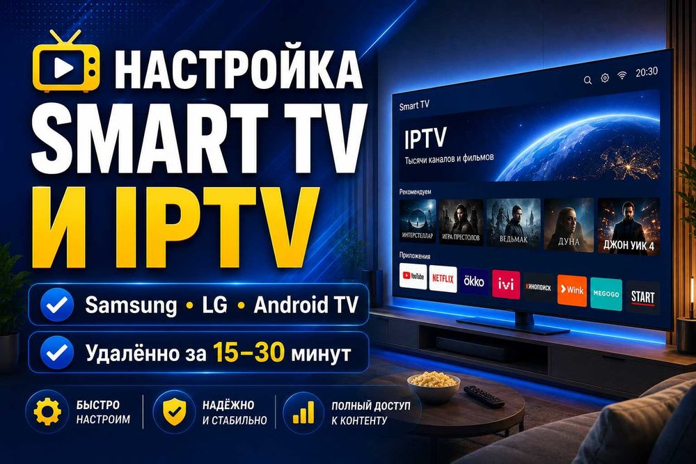 Настройка, Продажа Smart TV и Tv Box