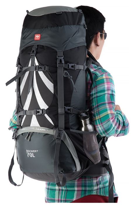 Рюкзак Naturehike NH70B070-B треккинговый 70л черный
